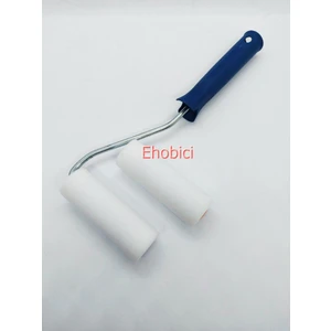 Sünger Rulo Fırça 10CM Mavi +1 Yedek Sünger