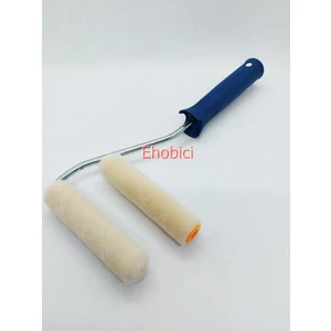 Kadife Rulo Fırça 10CM +1 Yedekli (Moher)