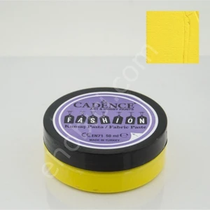 Fp-02 Limon - Cadence Opak Fashion Kumaş Rölyef Pasta - Fabric Paste