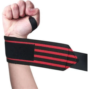 Xtreme Fitness Pro Wrist Wraps (Bileklik) Siyah Kırmızı 2'li Paket