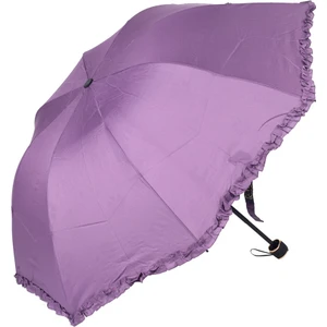 Mor Çiçek Açan (Sihirli) Kadın Şemsiye