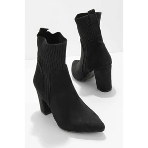 Siyah Süet  Kadın Bot & Bootie K029901001