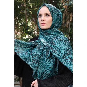 Stella Eşarp Stella Snake Desen Pamuklu Şal Mint