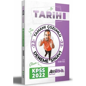 Hocawebde Yayınları 2022 KPSS Tarih Tamamı Çözümlü 22 Deneme
