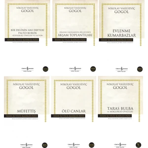 Bir Delinin Hatıra Defteri - Akşam Toplantıları - Evlenme Kumarbazlar - Müfettiş - Ölü Canlar - Taras Bulba - Nikolay Vasilyeviç Gogol - 6 Kitap