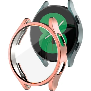 Samsung Galaxy Watch 4 44MM Önü Kapalı Tasarım Silikon Kılıf