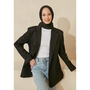 LARİSSA SCARF Bürümcük Şal Siyah