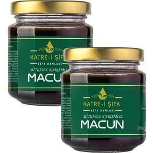 Katre-i Şifa Kışa Özel %100 Doğal Bitkisel Karışımlı Macun 240 gr *2 li Avantaj Set - Cam Kavanozda