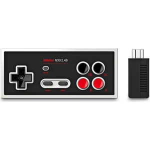N30 2.4g Retro Kablosuz Kontrolör Siyah (Yurt Dışından)