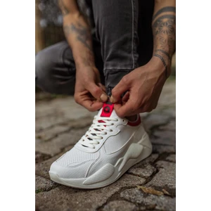 Xon1 Sneakers Ayakkabı 606 Beyaz Kırmızı
