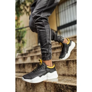 Xon1 Sneakers Ayakkabı 606 Siyah Sarı