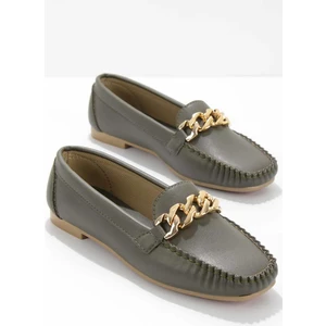Haki  Kadın Loafer Ayakkabı K01542122009