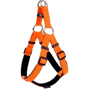 Actirex Neon Yumuşak Doku Ayarlanır Köpek Göğüs Tasması Turuncu Xs