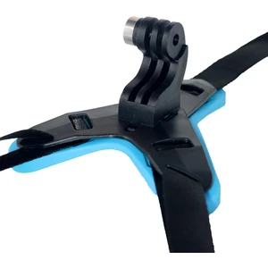 Gopro Hero Için Plastik Kask Çene Montaj Tutucu 8/7/6/5 Spor Kamera Mavi (Yurt Dışından)