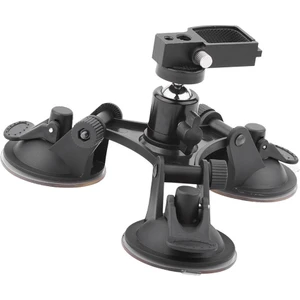 Top Kafası ile Üçlü Kupası Kamera Emme Dağı + 1/4 '' Montaj Adaptörü Tutucu (Yurt Dışından)