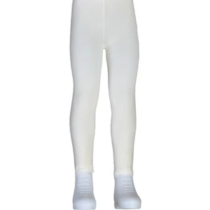 Bileği Dantelli Cotton Çocuk Tayt