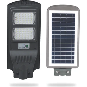 88-0060 Helios 60W Solar Sokak Armatürü Beyaz (Fotosel+Sensör)