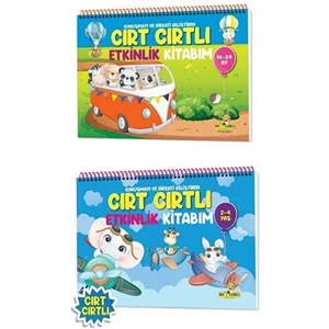 16-24 Ay ve 2-4 Yaş Cırt Cırtlı Etkinlik Kitabım (2 Li Set)