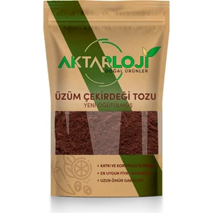 25 gr Siyah Üzüm Çekirdeği Tozu / Yeni Öğütülmüş
