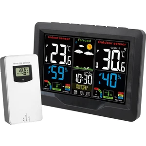 Dijital LCD Kapalı ve Açık Hava Durumu Istasyonu Saat Takvimi Termometre Nem (Yurt Dışından)