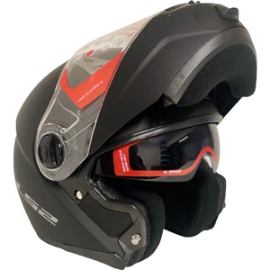 Ls2 Guroni Mat Siyah Kask