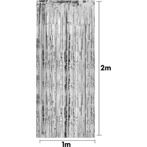 Funko Saçak Kapı Süsü 1MX2M Gümüş Mts-50
