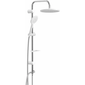 Deluxe White Rain Paslanmaz Krom Kaplı Duş Seti