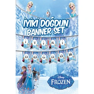 p parti oyunevi Parti Oyun Evi Frozen Temalı Iyiki Doğdun Banner Yazı