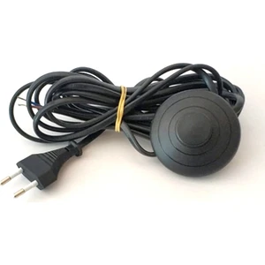 4 Metre Siyah Renk Yer Puar Aç Kapa Anahtarlı Fişli Abajur Lambader Kablosu