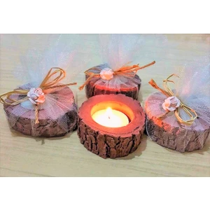 Minik Kütük Mumluk Silikon Kalıp K-423