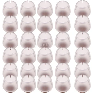 Strade Store 30XFIT 17-21MM Temizle Silikon Sandalye Bacak Caps Ayak Koruyucuları