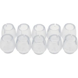 Strade Store 10 Adet Dayanıklı Kauçuk Yuvarlak Sandalye Bacak Ahşap Zemin Koruyucu Mobilya Pedleri 12-16MM Yuvarlak Bacak 12-16MM(Yurt Dışından)