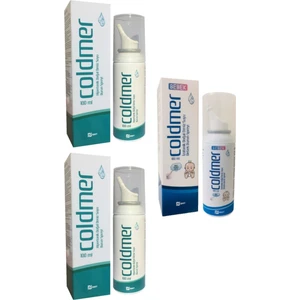 Coldmer Hipertonik Yetişkin Çocuk 2 Adet/ İzotonik Bebek 1 Adet Burun Spreyi 100 ml – Üçlü Set