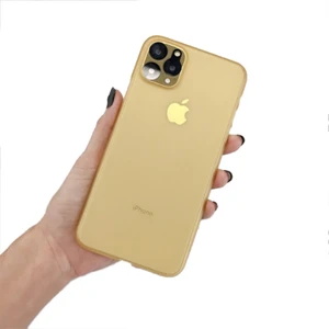 Apple iPhone 7 Plus Kılıf  A+ Ultra Ince Sert Kapak Gold