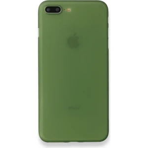 Apple iPhone 7 Plus Kılıf  A+ Ultra Ince Sert Kapak Yeşil