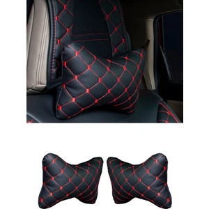 Deri Ortopedik Oto Boyun Yastığı 2 Adet