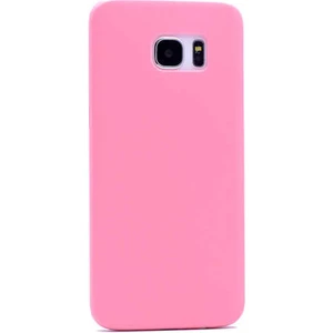 Samsung Galaxy S7 Edge Kılıf  A+ Ultra Ince Sert Kapak Pembe