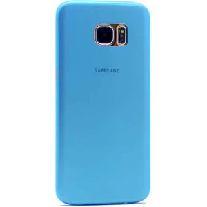 Samsung Galaxy S7 Edge Kılıf  A+ Ultra Ince Sert Kapak Mavi