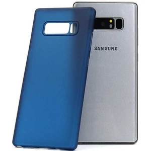 Samsung Galaxy Note 8 Kılıf  A+ Ultra Ince Sert Kapak Lacivert