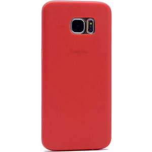 Samsung Galaxy S7 Edge Kılıf  A+ Ultra Ince Sert Kapak Kırmızı
