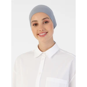 Nefes Alan Kumaş Geniş Ebatlı Bağcıklı Bone - Koyu Gri - Ecardin