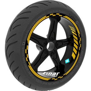 Çınar Extreme Moto Gp Iç Dış Jant Şeridi Takım Sticker Reflektif & Floresan Renkler Çınar Extreme