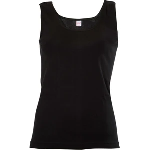 Anıt 2102 Kadın Siyah Ribana Biyeli Havuz Yaka Atlet