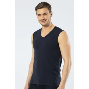 1304 Lacivert Erkek Spor V Yaka Atlet