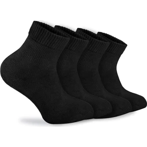 Socks Kadın 4'lü Bambu Lastiksiz Sıkmayan Extra Rahat Şeker Çorabı / Çorap
