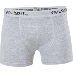 Anıt 1115 Gri 3 Adet Likralı Pamuklu Erkek Boxer