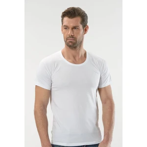 Anıt 1154 Beyaz 3 Adet Penye Bisiklet Yaka Erkek Fanila