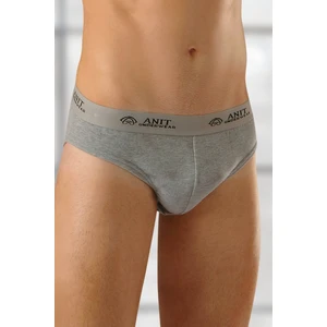 Anıt 1116 Gri 3 Adet Ribana Pamuklu Erkek Slip Külot
