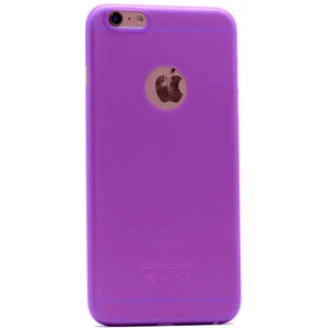 Apple iPhone 5 Kılıf  A+ Ultra Ince Sert Kapak Mor