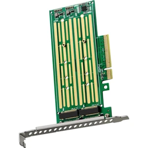 M.2 Ngff Bilgisayar Sata Çift SSD Pcıe X4 X8 X16 Nvme Express Adaptörü Kartı (Yurt Dışından)